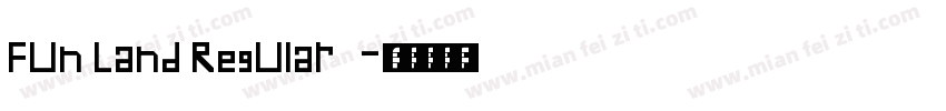 Fun Land Regular字体转换